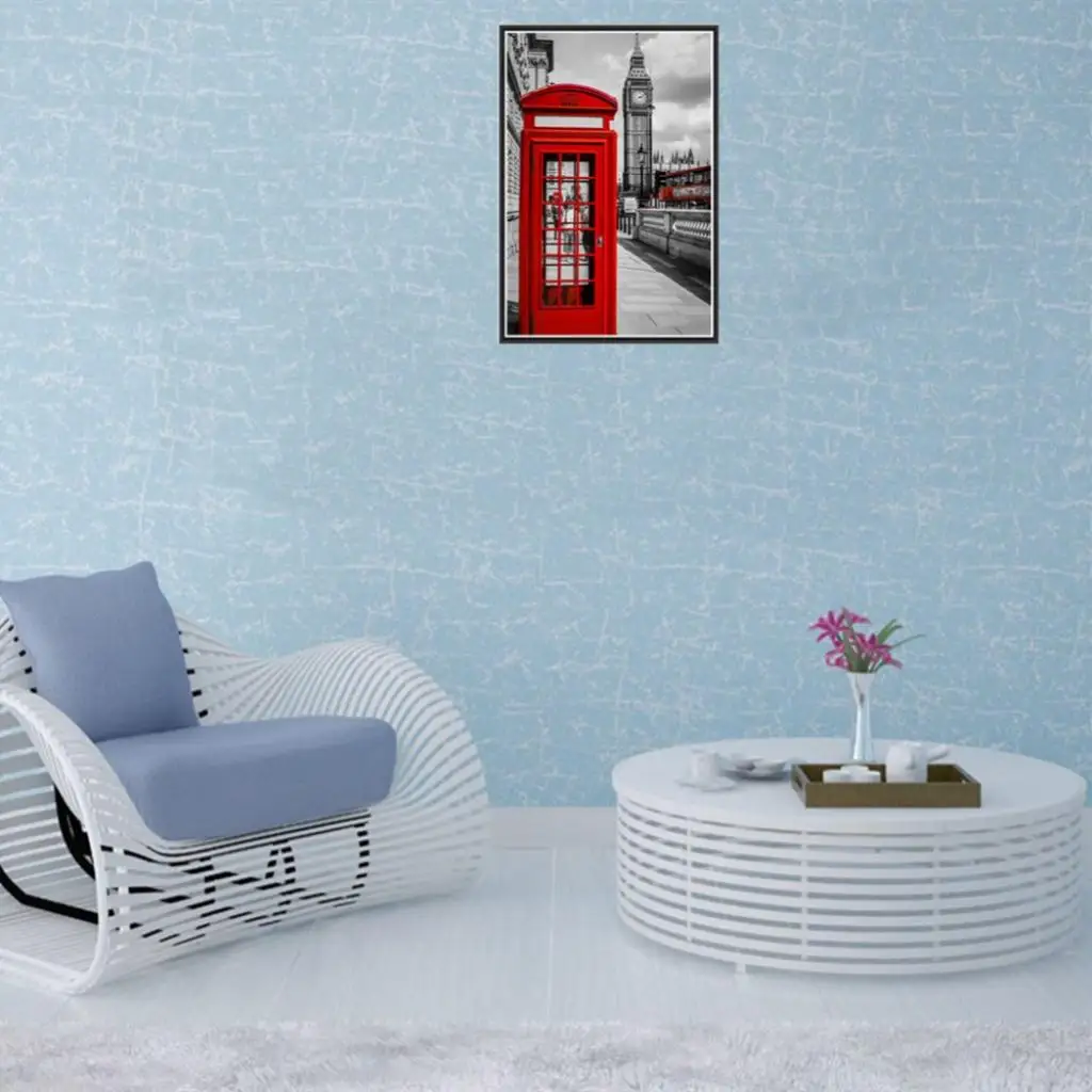 London Paris City DIY 5D Diamond Painting Embroidery DIY Paint By Number Kit Home Wall Decoration 