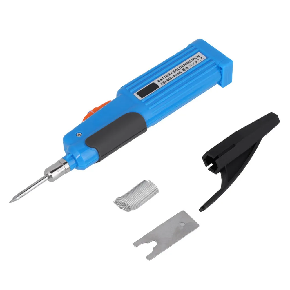 1 Set Soldering Iron KBI 645 6W 4.5V Battery Operated Soldering Iron