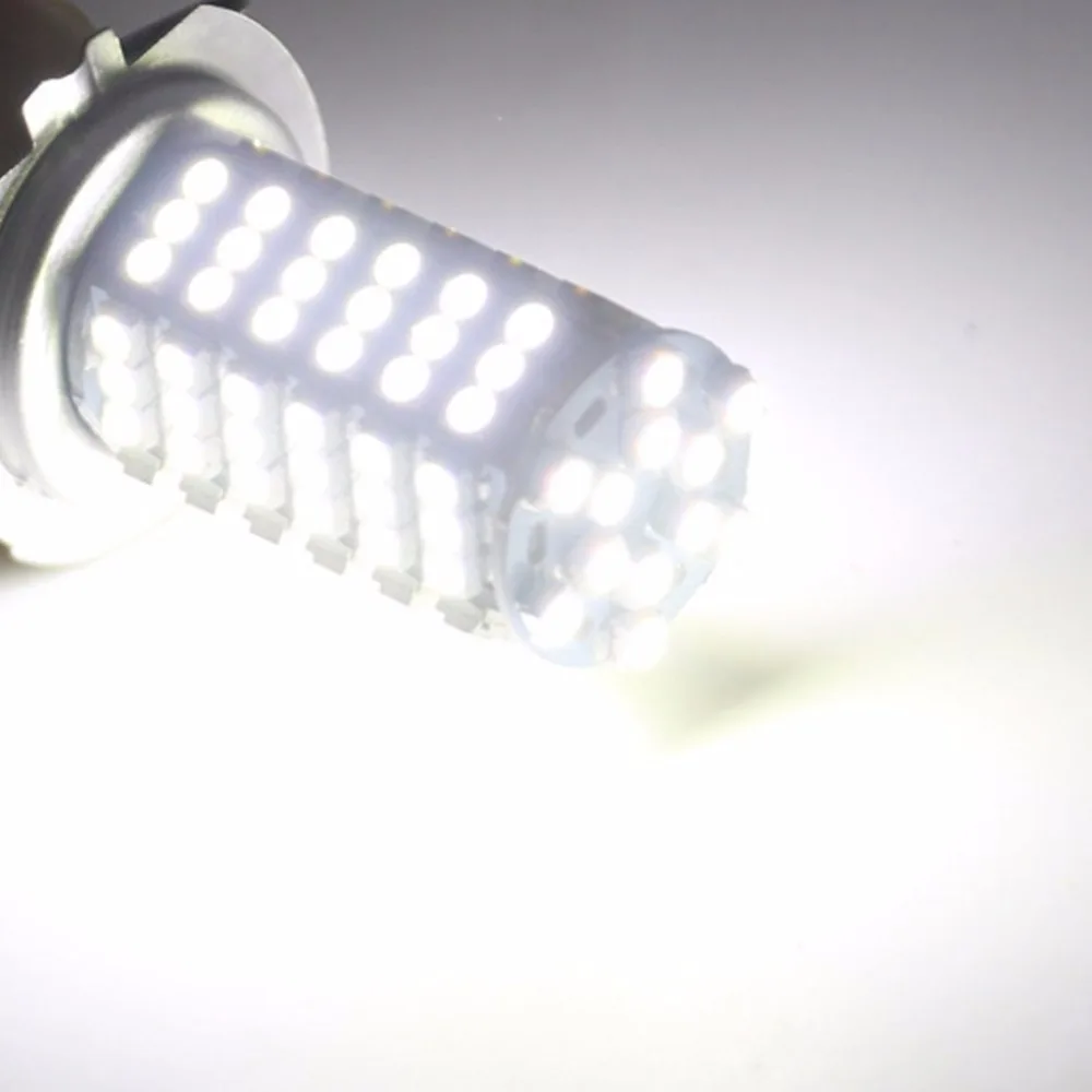 Par Lampada H7 120 LEDs SMD 6000k 6500k Efeito Xenon Frete бесплатно|Автомобильная противотуманная фара| |