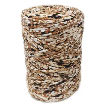 

Coil's cloth Brown with black 100 m bunts. approx