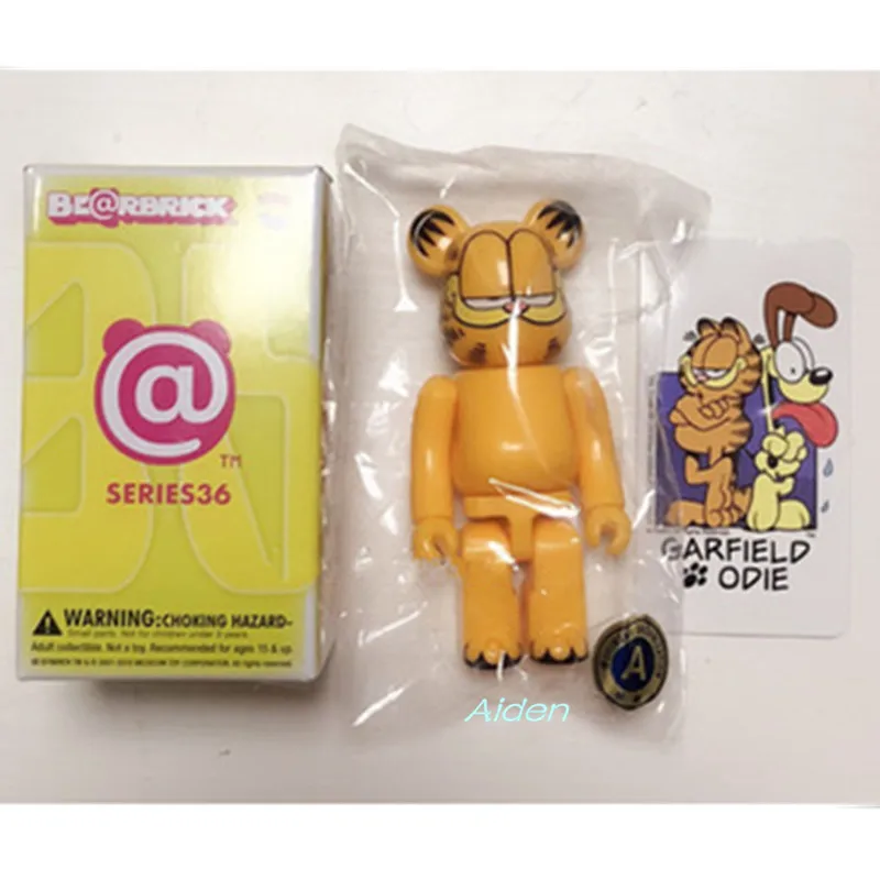 

3" Bearbrick Gloomy Kaws BB Be@rbrick 100% BASIC Original Fake BASIC Cute Street Art PVC Action Figure Model Toy BOX 7CM Z697