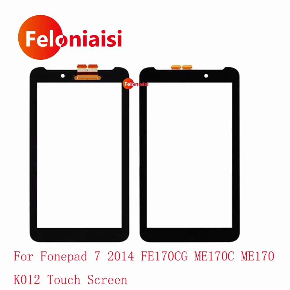 10Pcs/lot 7.0&quot For Asus Fonepad 7 2014 FE170CG ME170C ME170 K012 Touch Screen Digitizer Sensor Outer Glass Lens Panel Black |