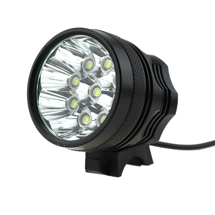 Водонепроницаемый велосипедный фонарь 9xcree XML T6 15000 люмен комплект с 3 режимами