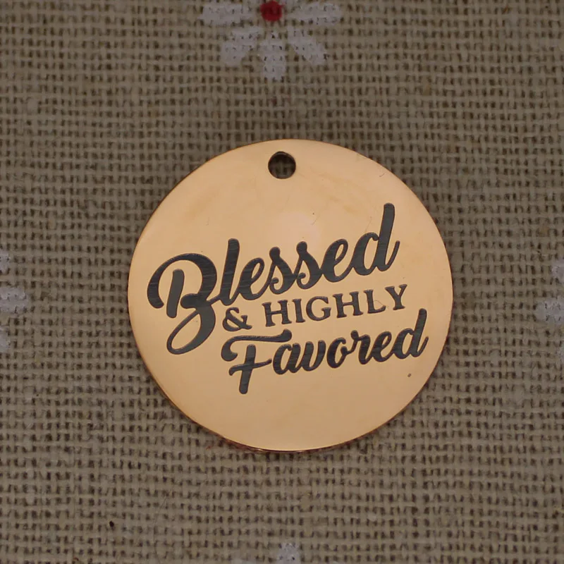 Ladyfun настраиваемые подвески из нержавеющей стали для христиан благословенные и