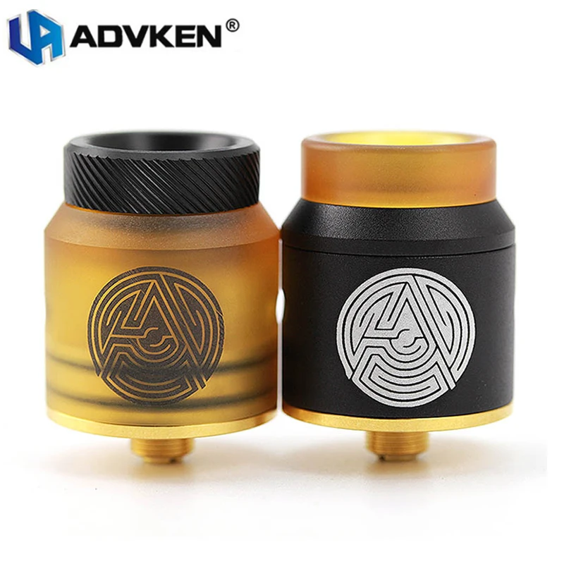 

Advken Artha RDA 24MM BF Rebuildable Dripping Atomizer 510 Tank 810 Drip Tip For E cigarette Box Mod Pen Vape Vaporizer