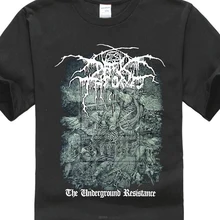 Darkthrone подземное сопротивление рубашка s m l Xl черный металл футболка Темный трон