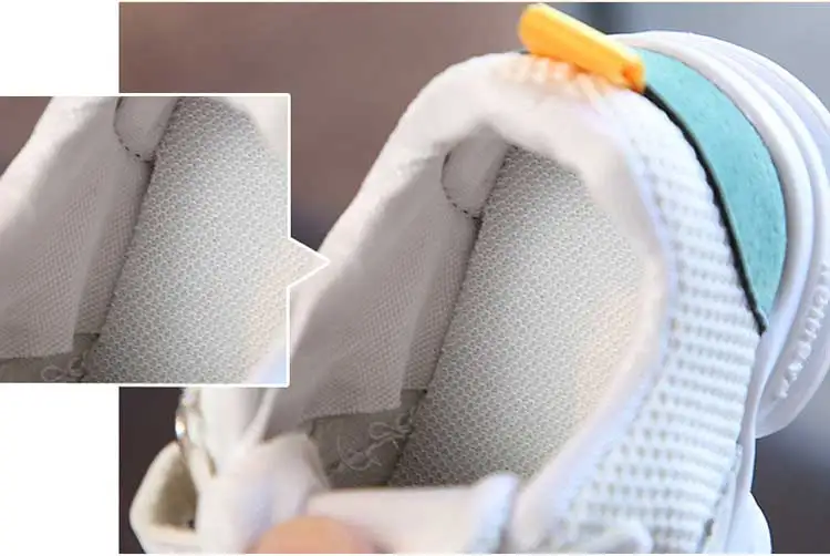 Children shoes 2019 new breathable mesh girls & boys running shoes patchwork PU children tennis sneakers kids athletic shoes (11)