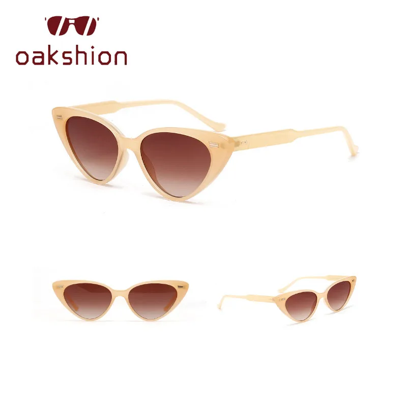 Fashion Cute Sexy Ladies Cat Eye Sunglasses Women Vintage Brand Rivet Small Sun Glasses Female Oculos de sol UV400