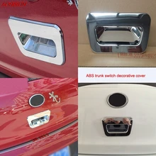 1PCS ABS Car rear trunk switch button decoration cover trim for lifan x50 2014 2015 auto accessories car light accessory styling