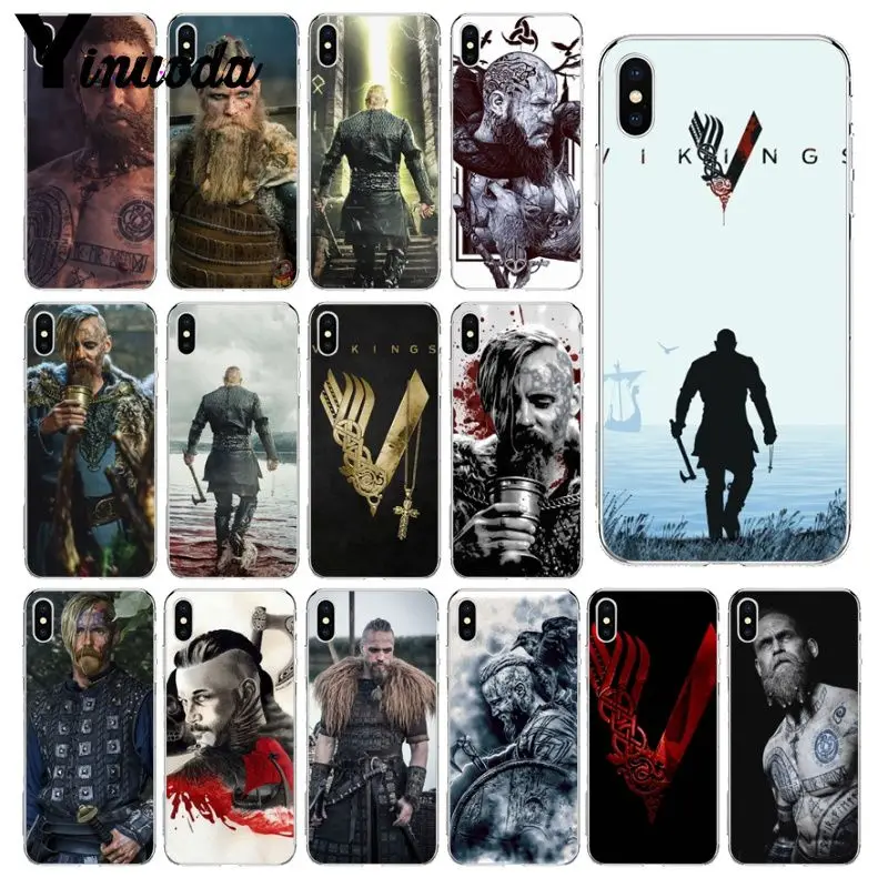 Yinuoda Vikings Series TPU Прозрачный чехол для телефона iPhone X XS MAX 6 6s 7 7plus 8 8Plus 5 5S SE XR |