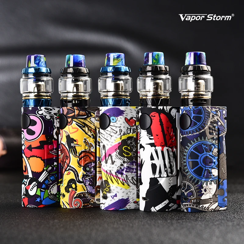 Оригинальный набор Vapor Storm ECO Hawk с 90 Вт Box Mod Vape Tank Fit 18650 электронная сигарета