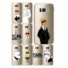 

Fashion Karl Lagerfeld Green Soft Silicon TPU Case Cover for Samsung Note8 Note5 Note4 S8 S9 plus s6 s7edge s6 s7 s8 s9 note9