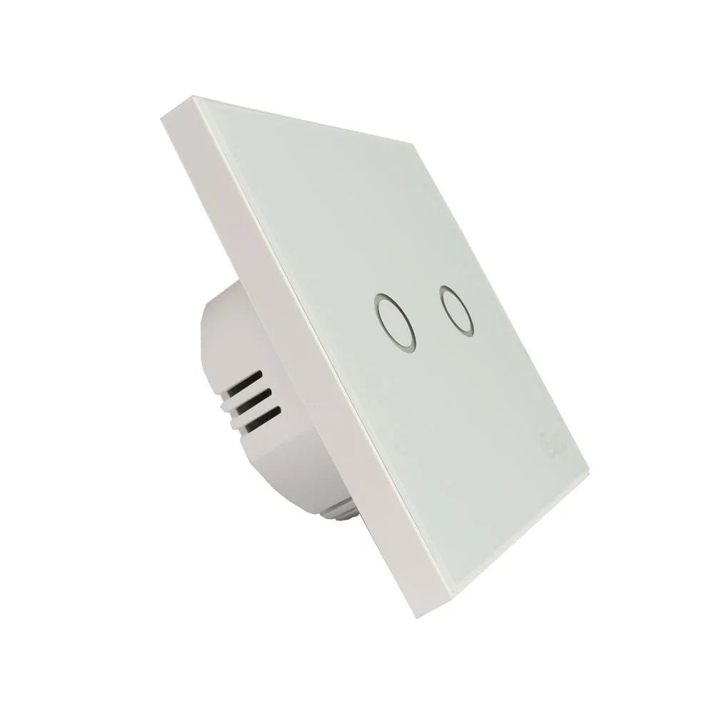 NEO Coolcam 4 шт./лот Z-Wave Plus 2CH ЕС умный сенсорный настенный светильник переключатель Zwave концентратор требуется Совместимость со смарттерами Fibaro