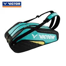 Новая профессиональная сумка для ракетки для бадминтона Victor, спортивный рюкзак высокой емкости, сумки для тенниса, 12 предметов оборудования, BR8208