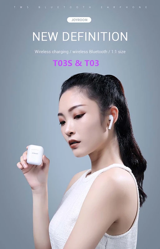 AirPods TWS Joyroom T03S Bluetooth 5.0  Беспроводные наушники для занятий спортом - купить