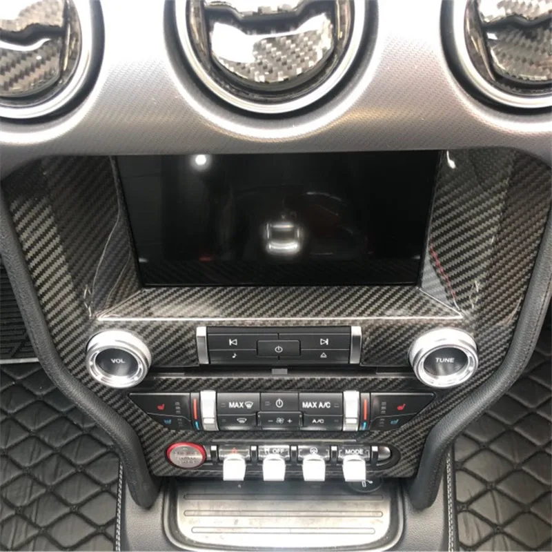 Детали для внутренней панели из углеродного волокна аксессуары Ford Mustang 2015 +|accessories