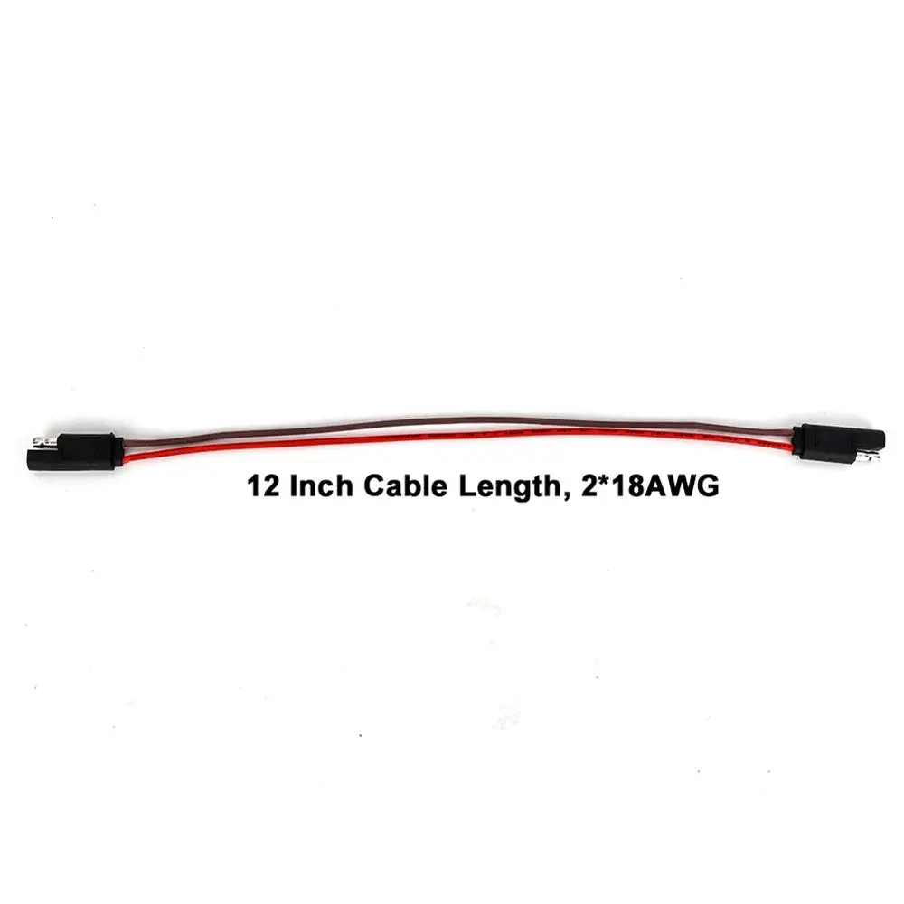 Tirol T25553 P3 Штекерный провод для прицепа 2 Pin 12 ”удлинитель 2*18 AWG кабель Американский