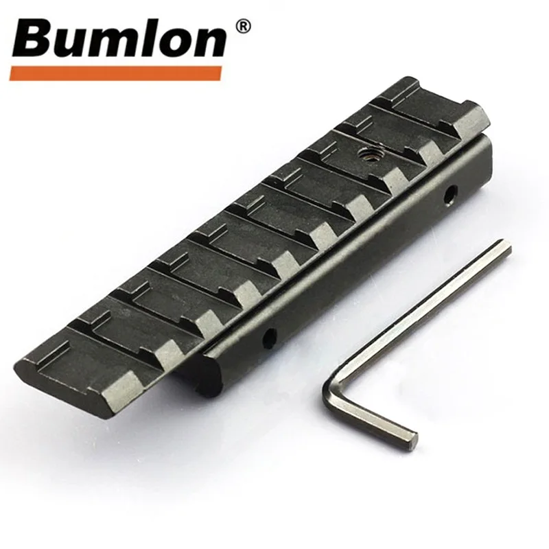 

New Dovetail Weaver Picatinny Rail Adapter 11mm to 20mm Scope Extend Mount Hunting Airsoft RL1-0002 Picatinny Rail Adapter