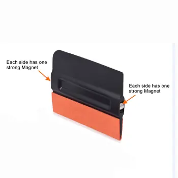

EHDIS Magnetic Suede Felt Edge Squeegee Car Wrap Vinyl Film Install Tool Magnet Scraper Car Sticker Decals Auto Window Tint Tool