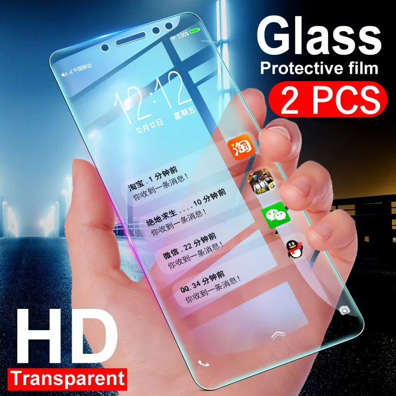 2 шт./лот Защитная пленка для экрана из закаленного стекла Samsung Galaxy S7 S6 S5 A7 A5 A3 2017 2016