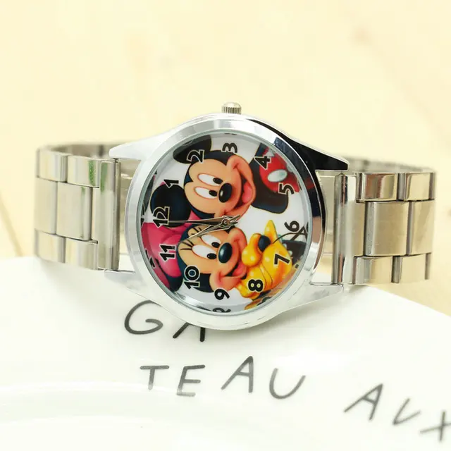 1PCS Cartoon Minnie mickey watch girls Stainless steel watch fashion table ladie 1PCS Cartoon Minnie mickey watch girls Stainless steel watch fashion table ladie