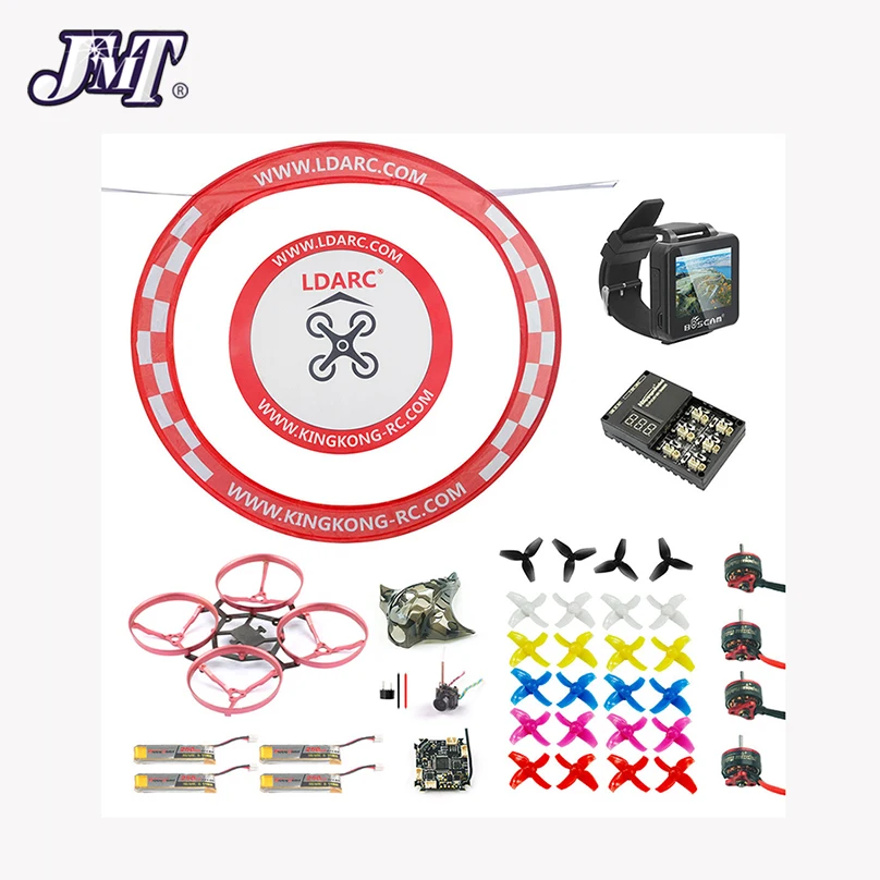 

JMT 75MM Brushless Metal Frame FPV Racing Drone BNF With Crazybee F3 Pro Flight Controller FPV Watch Arch Apron Upgraded Mobula7