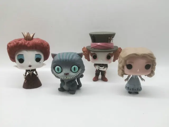 Оригинал Funko POP б/у Алиса в стране чудес 2 Mad Hatter Чеширский Кот Красная Королева