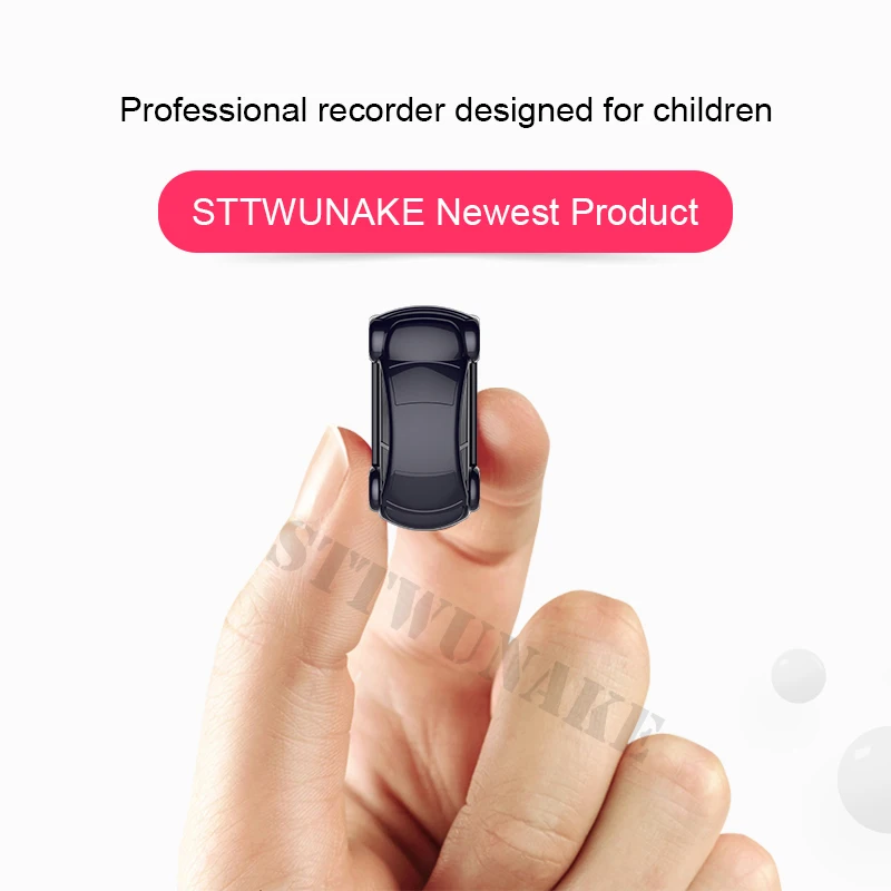

STTWUNAKE mini Keychain voice recorder HD noise reduction Time stamp Audio Recorder Dictaphone Designed for children