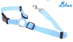 blue leash Обувь с дышащей сеткой поводок для собаки с регулируемыми ремнями шлейка для домашних животных поводки для собак комплект - Цвет: blue leash