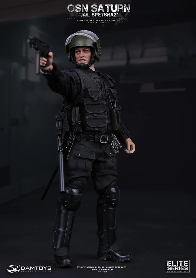 Damtoys 78024 1/6 OSN Saturn Jail Spetsnaz FSIN SPECIAL POLICE 1" Коллекционная фигурка для фанатов подарок на праздник