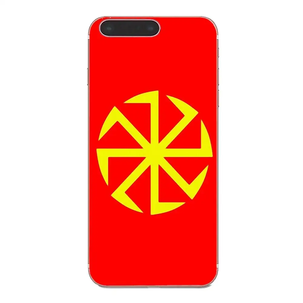 Viking Warrior славянский символ Коловрат для Xiaomi Note 3 4 Mi3 Mi4 Mi4C Mi4i Mi5 Mi 5S 5X 6 6X A1 Max Mix 2