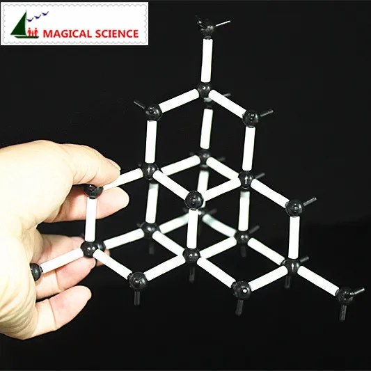 

wholesale 9mm Diamond structure model - Diamond model Chemical crystal Suitable for junior high school students