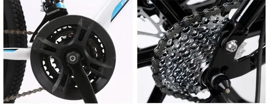 Best LLNiao Mountain bike 24/26 inch Tire 21/27-speed double disc brakes Bicycle 14