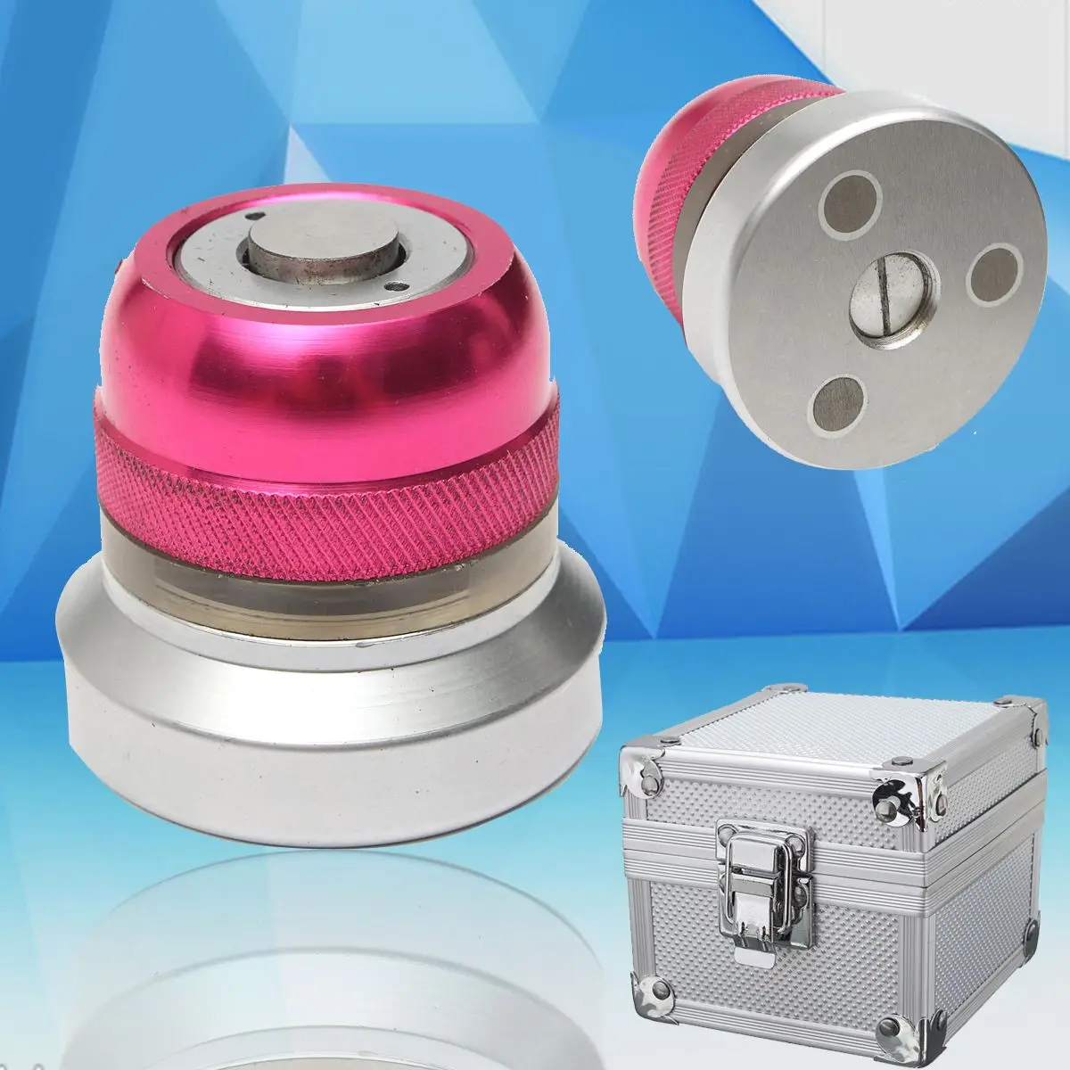 

Z Axis Zero Pre-setter Tool with Carrying Box Setting Height 50 +/- 0.005mm for CNC Lathe Milling Machine Pink