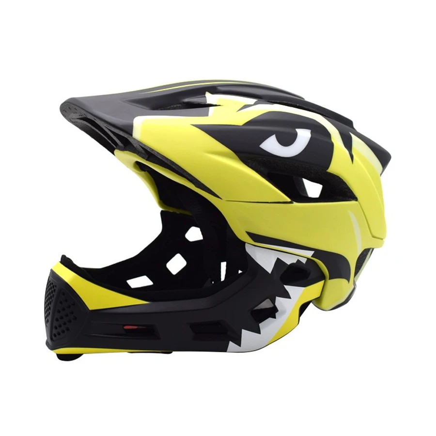 

3-15 Years Old Full Covered Kid Bicycle Helmet Balance Bike Children Full Face Cycling Helmet Roller Skating Skiing Helmet
