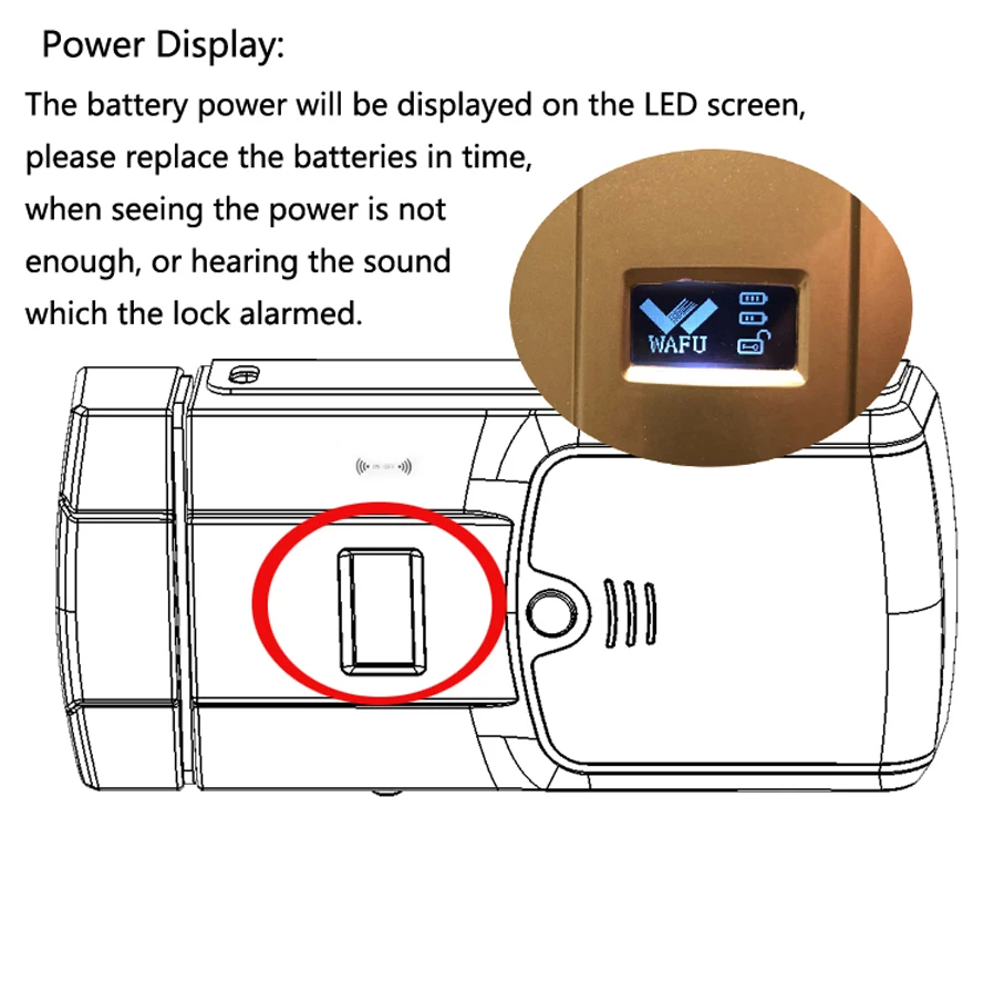 WAFU 011A Безопасности Смарт-замок без ключей Удаленная дверь замки, Беспроводной Невидимый Анти-Вор замок с 4 удаленных ключи