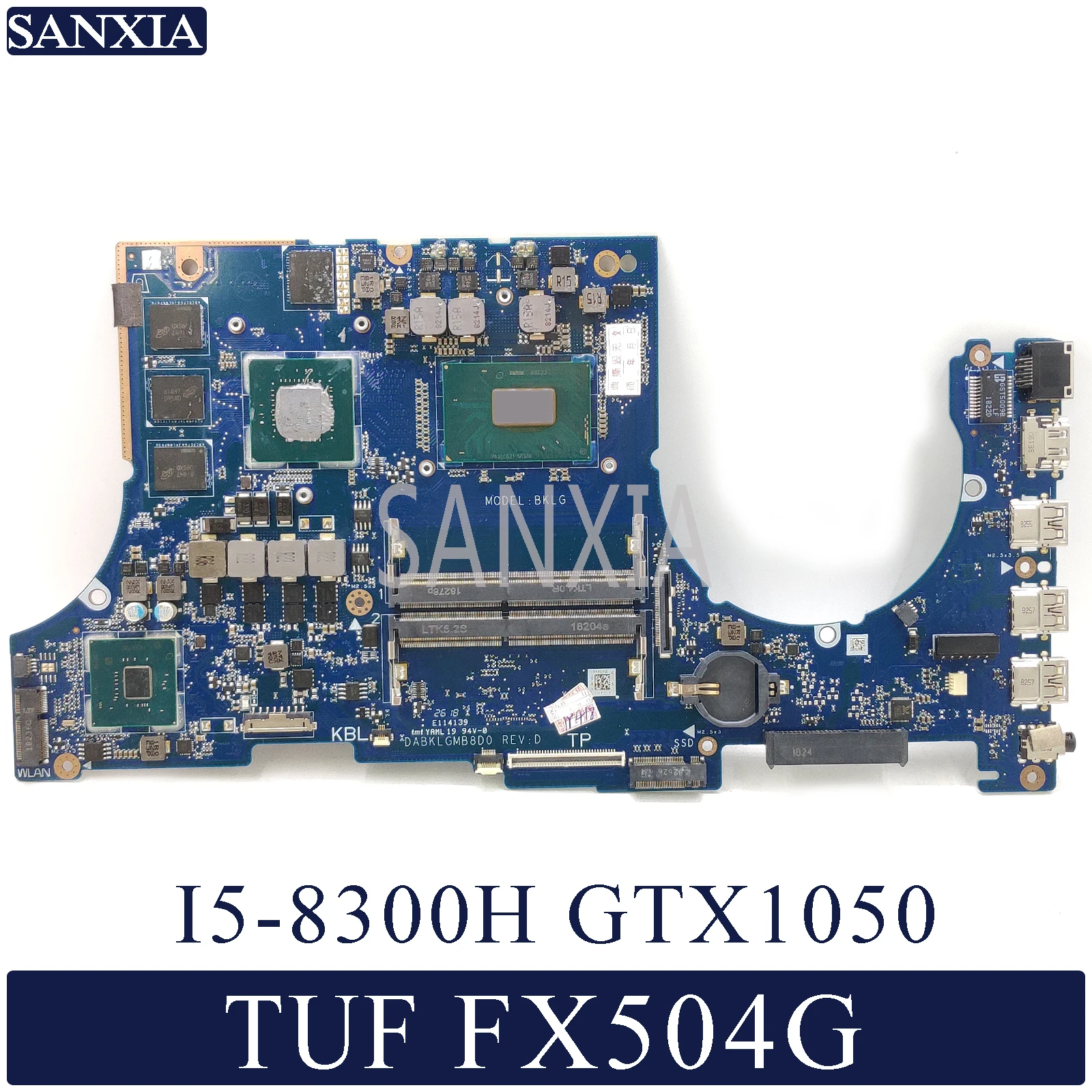 KEFU GL553VD محمول اللوحة الأم ل ASUS ROG GL553VD FX53VD ZX53V GL553VW GL553V اختبار اللوحة الأصلية I7-7700HQ GTX1050-4G