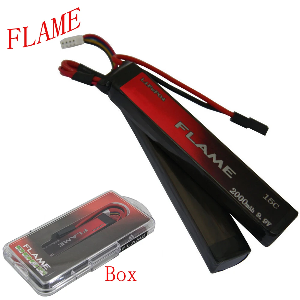 

wholesale 1pcs 100% Orginal Flame 9.9V 2000mAh 15C LiFePO4 Battery 2cell M3E20B Drop shipping