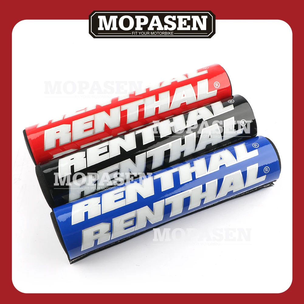 

250mm Renthal Handlebar Round Cushion Crossbar Foam Bar Chest Square Pad Pro Taper for CRF50 XR50 CRF70 XR70 Dirt Bike KLX DRZ