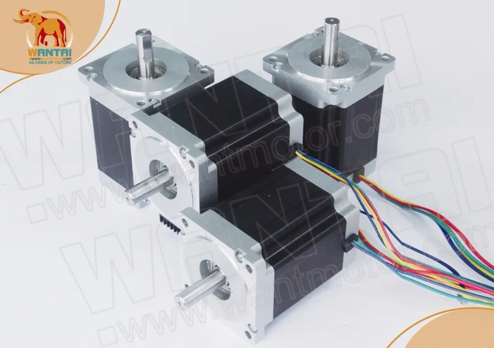 US $403.00 Cheap CNC Wantai 4 Axis Nema 34 Stepper Motor WT86STH1186004A 1232ozInDriver DQ860MA 80V 78A 256Micro CNC Mill Cut Grind