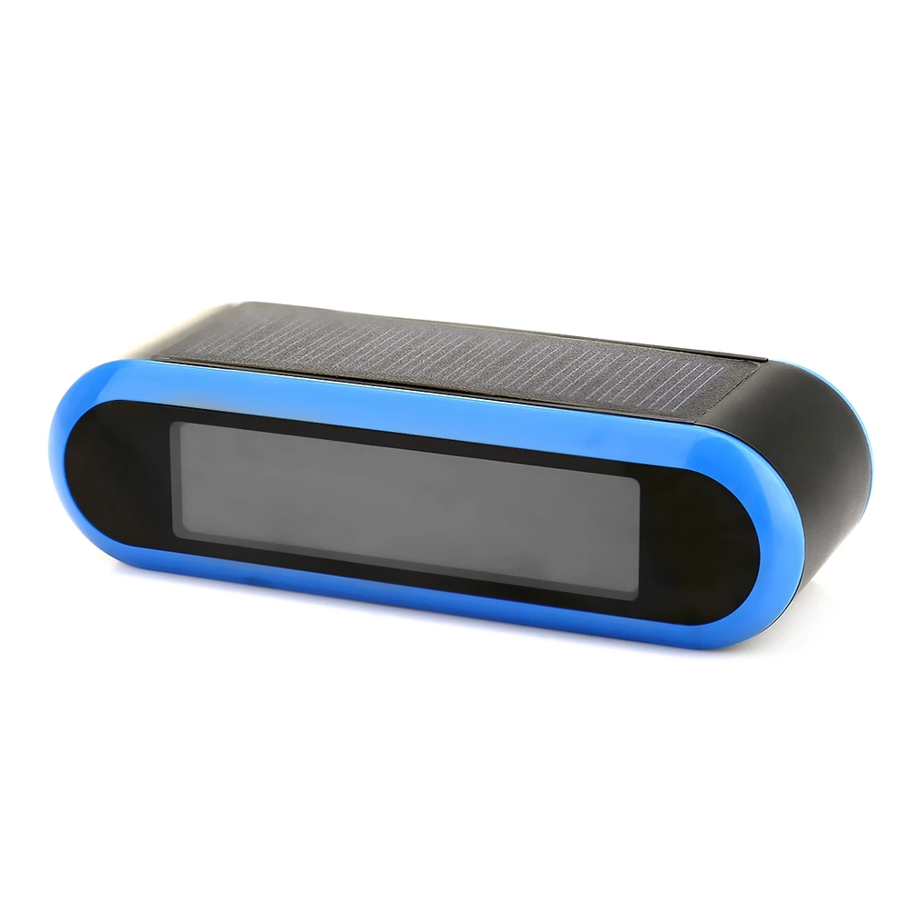 Free Shipping Solar Energy Auto Car Tire Pressure Temperature Monitoring System Real-time Intelligent TPMS External Sensor auto tire pressure sensor tpms tire pressure valve for vw cc oem 433mhz 3aa907275 retail wholesale free shipping promotion