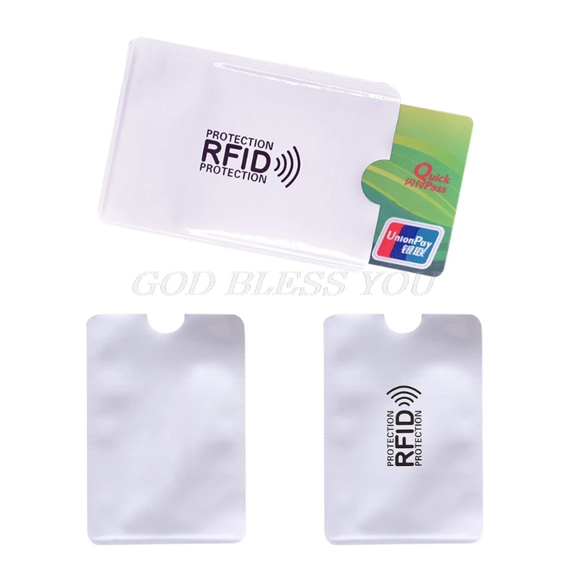 Бизнес кредитный держатель для карт RFID Блокировка рукав протектор держатель экрана чехол Сумки для хранения