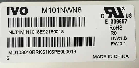 M101NWN8 R0 fit N101BGE-L31 B101XTN01.1 10," светодиодный ЖК-экран панель для LENOVO IDEAPAD A10 WXGA HD 1366X768 Slim