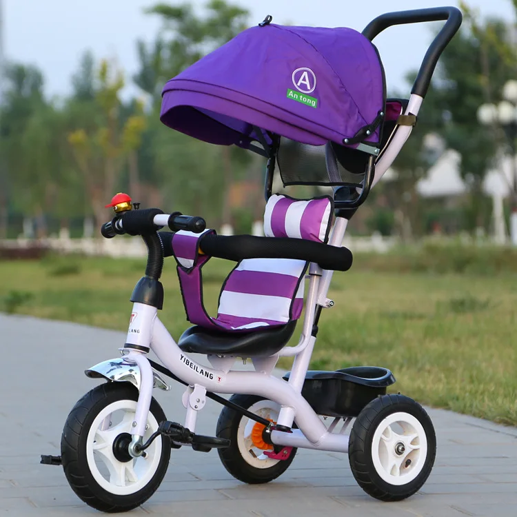 Детская трехколесная Stroller1-3-5Y, велосипедная детская коляска, детская коляска, складная коляска для малышей, коляска для путешествий с зонтиком