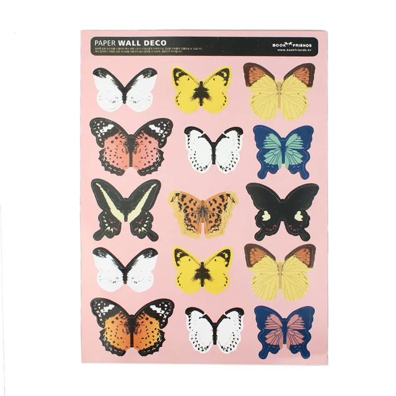 Современный дизайн 15 бабочки 3D спальня ТВ обои фон Mariposas Decorativas Настенная