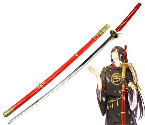 Бесплатная доставка 160 см длина онлайн игры Touken Ranbu меч тарутачи Ootachi Katana косплей