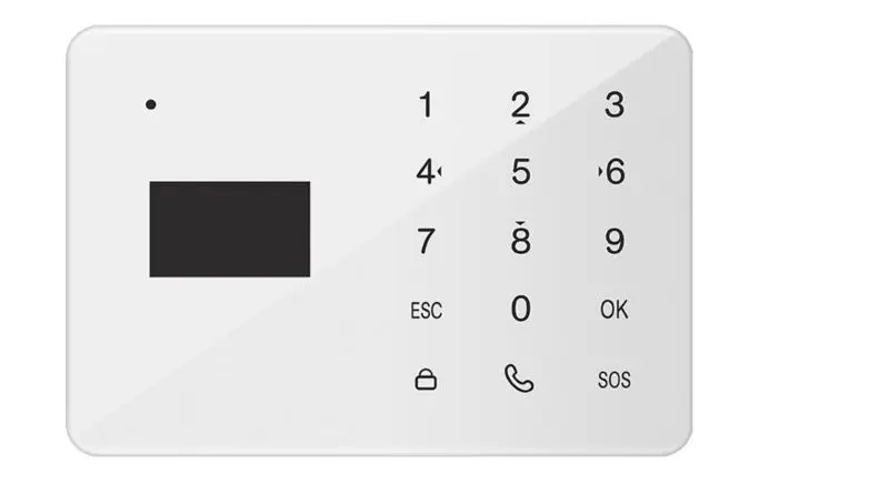 Беспроводной IOS приложение для Android ЖК-дисплей сенсорная клавиатура GSM Автодозвон текст Офис охранной сигнализации комплект Дистанционное