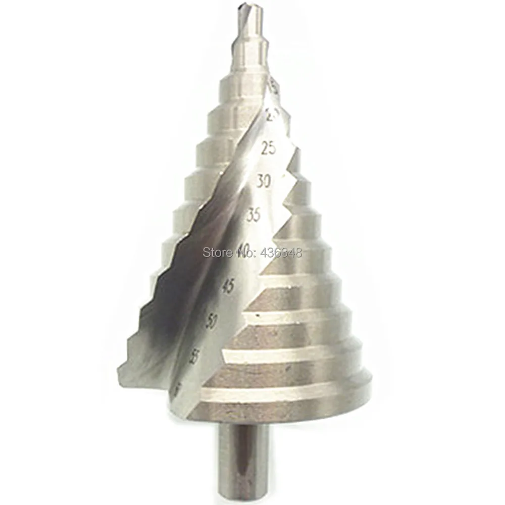 6mm 60mm Hss Spiral Step Drill Bit Reamer Bits Step Cone Drill Hole
