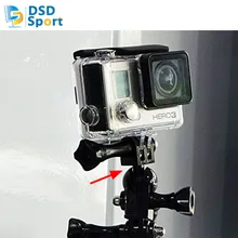 SAQN for Gopro accessories go pro mount big case sjcam for gopro hero 5 4 session sj4000 sj5000X xiaomi yi action camera 12E