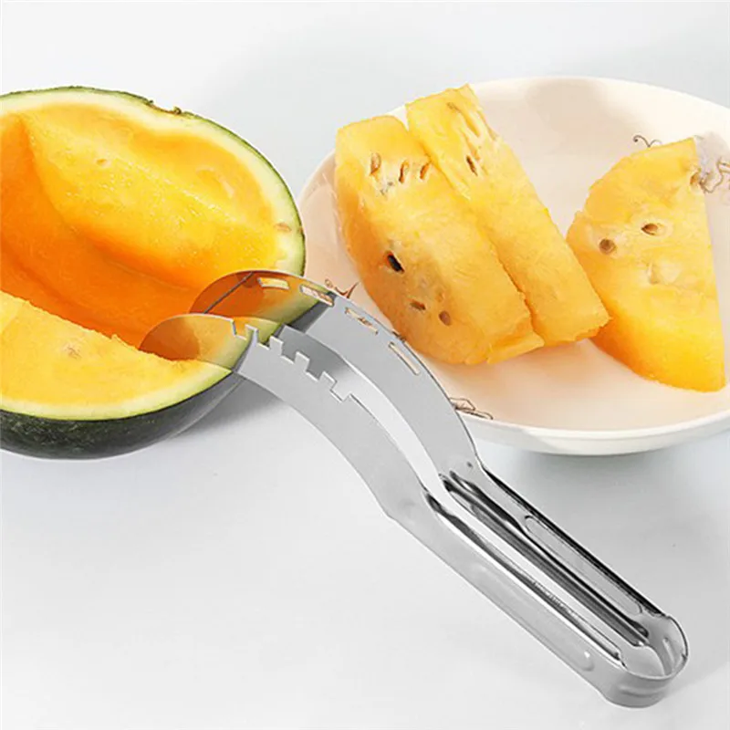 Кухонные аксессуары гаджеты нож для нарезки дыни сервер из нержавеющей стали Совок Инструменты нож для фруктов авокадо ананас слайсер